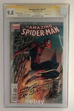 Marvel Comics Amazing Spider-Man 1 Variant CGC 9.8 SS Stan Lee Neal Adams Slott