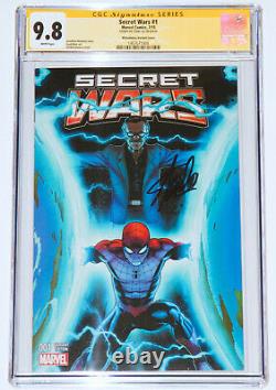 Marvel Secret Wars #1 Mcguinness Color Variant Cgc 9.8 Ss, Signed By Stan Lee Wp