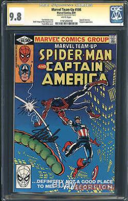 Marvel Team-Up #106 CGC 9.8 Stan Lee Signature! Spider-Man Captain America E6 cm