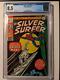 Silver Surfer #14 Cgc 8.5 Owithw Pages Spider-man App. Stan Lee Marvel March 1970