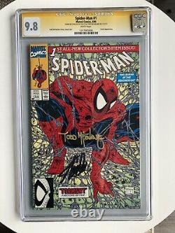 SPIDER-MAN #1 CGC 9.8 WP SS SIGNED BY 2x STAN LEE & Todd MCFARLANE