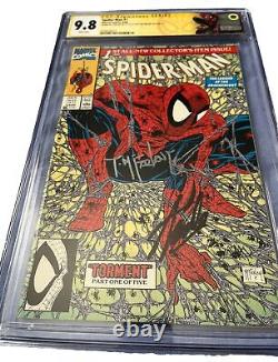 SPIDER-MAN 1 TORMENT CGC 9.8 SIGNED By STAN LEE & MCFARLANE Rare SpiderMan Label