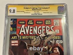 SS CGC 9.8 Avengers 1 Coming Stan Lee Romita Jr Signed @PREMIERE Limited 1500