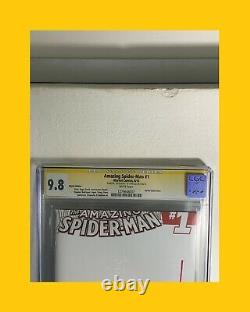 STAN LEE auto CGC 9.8 THE AMAZING SPIDER-MAN #1 inscription EXCELSIOR Excelsior