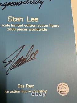 STAN LEE inscribe Spider-Man (WITH GREAT POWER) DAS No cgc JOA LOA (XX03416) 237