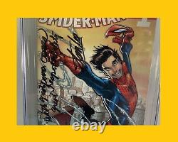 STAN LEE signed CGC 9.8 THE AMAZING SPIDER-MAN #1 inscription WITH GREAT POWER