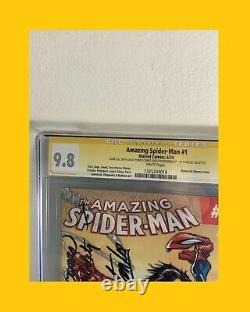 STAN LEE signed CGC 9.8 THE AMAZING SPIDER-MAN #1 inscription WITH GREAT POWER