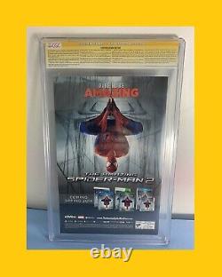 STAN LEE signed CGC 9.8 (WITH GREAT POWER) THE AMAZING SPIDER-MAN #1 inscription