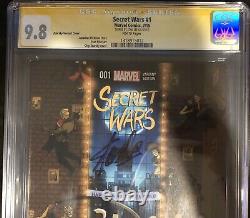 Secret Wars 1 CGC SS 9.8 Signed Stan Lee Zdarsky Variant Avengers MCU New Movie
