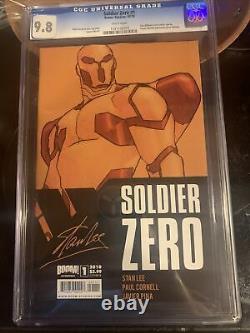 Soldier Zero #1 CGC 9.8 Stan Lee BOOM! Studios? HTF. Hot Spec Book