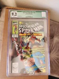 Spectacular Spider-Man #165 CGC Graded 9.2 Signed By Stan Lee 1999