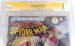 Spectacular Spider-man #2 1968 Cgc 9.4 Signature Series Signed Stan Lee & Romita