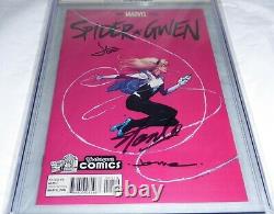 Spider-Gwen #1 CGC SS 3x Signature Autograph STAN LEE LATOUR OPENA Yesteryear