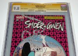 Spider-Gwen #1 CGC SS Dual Signature Autograph STAN LEE MCFARLANE Phantom VAR