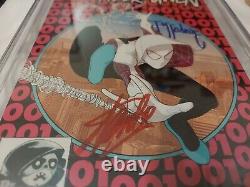 Spider-Gwen #1 Phantom Variant Cover CGC SS 9.8 Signed Stan Lee/Todd McFarlane