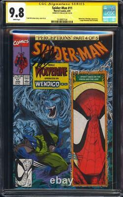 Spider-Man #11 CGC 9.8 SS Wolverine cover Signed by Stan Lee