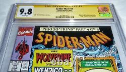 Spider-Man #11 CGC SS 9.8 Signature Autograph STAN LEE Wolverine Wendigo Battle