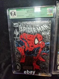 Spider-Man #1-5 Todd McFarlane Signed By Stan Lee Complete Run CGC/CBCS RARE