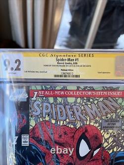 Spider-Man #1 CGC 9.2 Platinum Stan Lee Signature McFarlane Signed