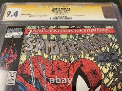 Spider-Man #1, CGC 9.4, RARE McFarlane Platinum Edition Signed Stan Lee