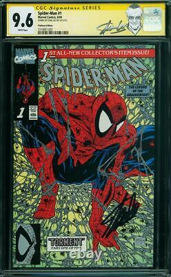 Spider-Man #1 CGC 9.6 1990 Platinum Edition! Stan Lee Signature Signed M9 153 cm