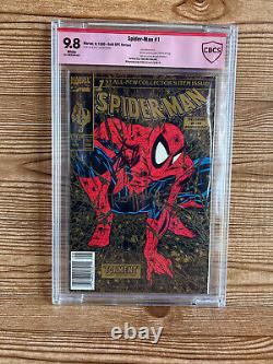 Spider-Man #1 CGC 9.8 Gold Edition CBCS Signed By Stan Lee/Todd McFarlane