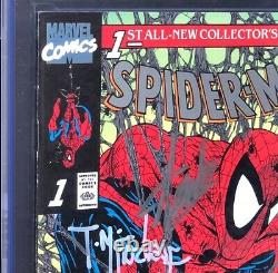 Spider-Man #1 PLATINUM EDITION CGC SS 9.8 SIGNED STAN LEE + MCFARLANE 1990