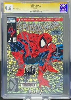 Spider-Man #1 SIGNED BY STAN LEE! Platinum Edition 9.6 CGC ULTRA RARE HOT SS