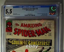 Spider-Man #23 CGC 5.5 FN- 1965, 3rd app Green Goblin, Silver Age, free ship