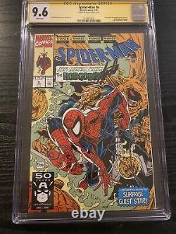 Spider-Man #6 CGC 9.6 SS Signed Stan Lee Todd McFarlane story, cover & art
