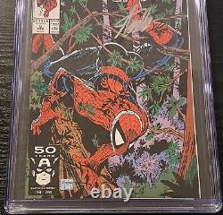 Spider-Man #8 CGC 9.8 SS Signed Stan Lee McFarlane Story Cover Art Wolverine