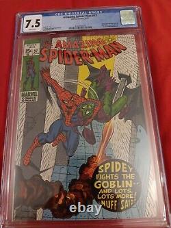 Spider-Man #97 & #98 CGC 7.5 White PGS! UNAPPROVED DRUG STORY 1971 by STAN LEE