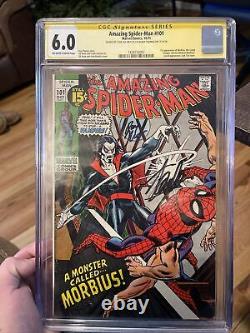 Spider-Man CGC 6.0 #101 Signed By Stan Lee/Roy Thomas, 7.0 #100 Signed By Stan