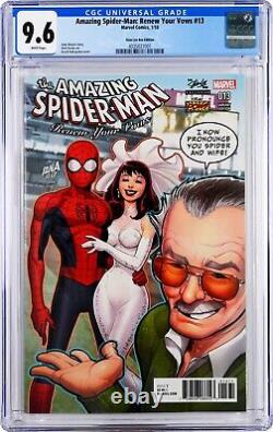 Spider-Man Renew Your Vows #13 CGC 9.6 (2018, Marvel) Stan Lee Box Variant Set