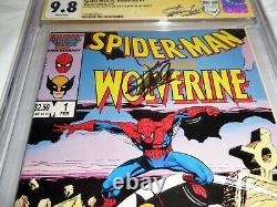 Spider-Man vs Wolverine #1 CGC SS 9.8 2x Signature Autograph STAN LEE Hobgoblin