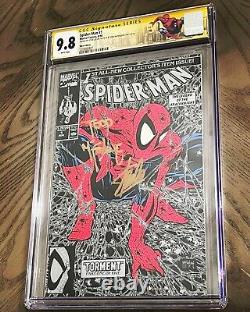 Spider-man 1 Silver Torment Variant Cgc 9.8 Ss Signed Stan Lee & Todd Mcfarlane