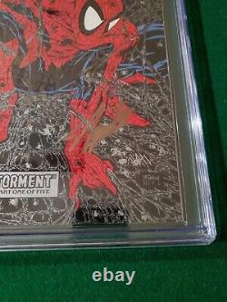 Spider-man #1 Torment Silver Edition Cgc 9.8 Ss By Stan Lee