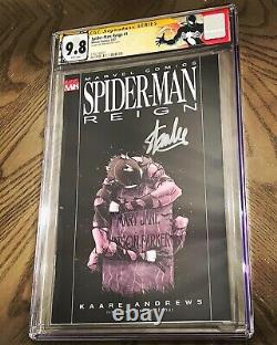 Spider-man Reign 1 Cgc 9.8 Ss Signed By Stan Lee Recalled Nude Panel Venom Mint