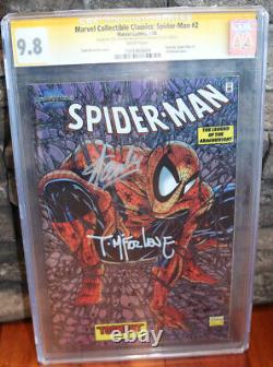 Spiderman chromium Marvel collectible classics #2 CGC 9.8 SS STAN-LEE MCFARLANE