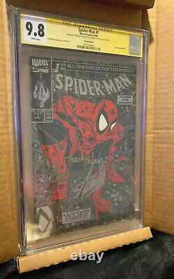 Stan Lee Signed Spiderman 1 CGC 9.8 SS Stan Lee & Todd McFarlane 2x Signed RARE
