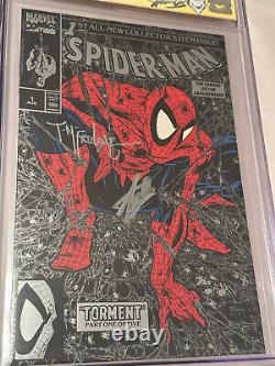 Stan Lee & Todd McFarlane Signed Spider-Man #1 Silver Edition CGC Graded 9.6 SS