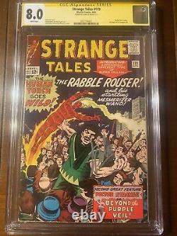 Strange Tales #119 4/64 Cgc 8.0 White Ss Stan Lee! Spider-man Cameo Higher Grade
