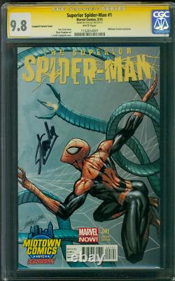 Superior Spider Man 1 CGC SS 9.8 Stan Lee Campbell Variant Cover 3/13