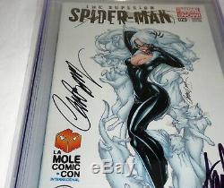 Superior Spider-Man #29 CGC SS Dual Signature Autograph STAN LEE Black Cat 9.8