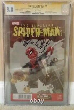 Superior Spider-man 19 Cgc 9.8 Ss 4x Stan Lee Slott Stegman Delgadolego Fantasy