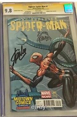 Superior Spider-man 1 9.8 Campbell Stan Lee Midtown (after Amazing 700)