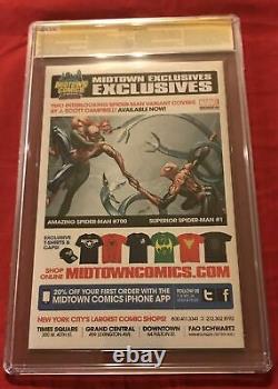 Superior Spider-man #1 Cgc 9.8 Ss Signed 2 Stan Lee Scott Campbell Midtown