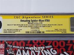 THE AMAZING SPIDERMAN #700 Homage Cover CGC 9.0 SS x7 McFarlane Stan Lee & More