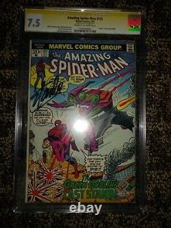 The Amazing Spider-Man #122, CGC SS 7.5 (VF-) Signed by Stan Lee CGC# 1240734005