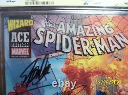 The Amazing Spider-Man #1 Wizard Ace Edition CGC SS 9.8 Stan Lee Humberto Ramos